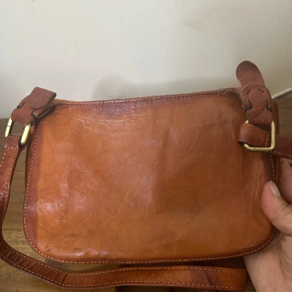 Noonday Collection Women Leather Crossbody Bag